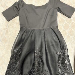 Black cocktail dress